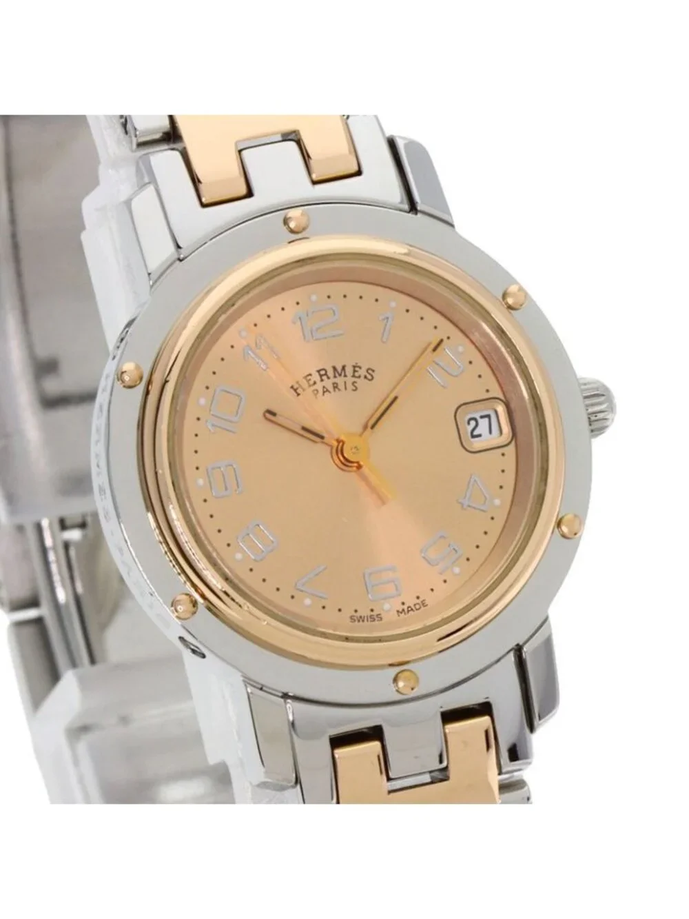 Hermes Clipper New Buckle Watch SS Ssxpgp - Picture 4 of 15